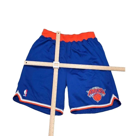 Adidas NBA New York Knicks Basketball Shorts Blue XL A004292 - Picture 2 of 11